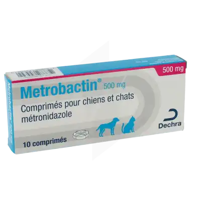 METROBACTIN 500 MG COMPRIMES POUR CHIENS ET CHATS, Comprimé