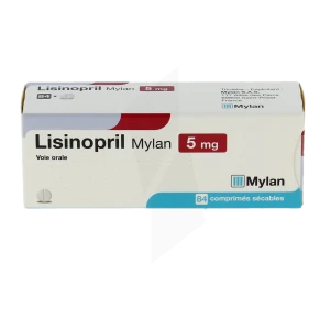 Lisinopril Viatris 5 Mg, Comprimé Sécable