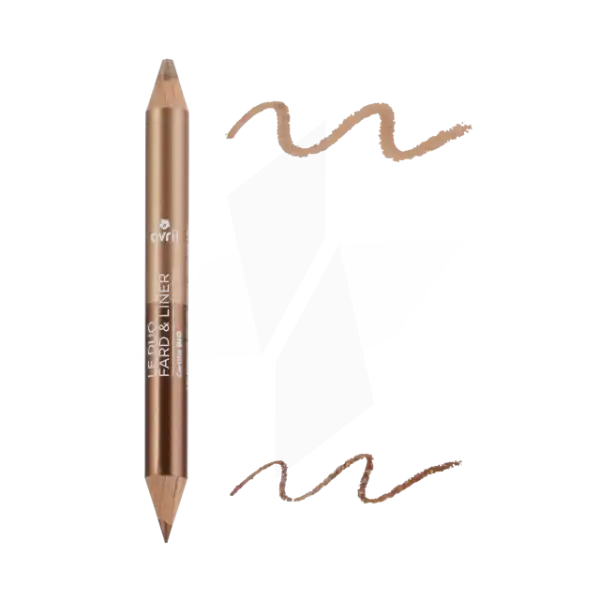 Crayon Duo Fard Et Liner Beige Dore Et Terre Brulee Avril