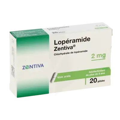 Loperamide Zentiva 2 Mg, Gélule à LES-PAVILLONS-SOUS-BOIS