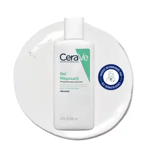 Cerave Gel Moussant Visage Pour Les Peaux Normales à Grasses Flacon/88ml à LLUPIA