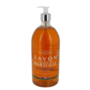 Beauterra - Savon De Marseille Liquide - Beurre De Karité - 1l