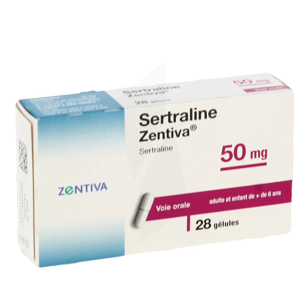 Sertraline Zentiva 50 Mg, Gélule