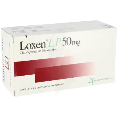 LOXEN LP 50 mg, gélule à libération prolongée