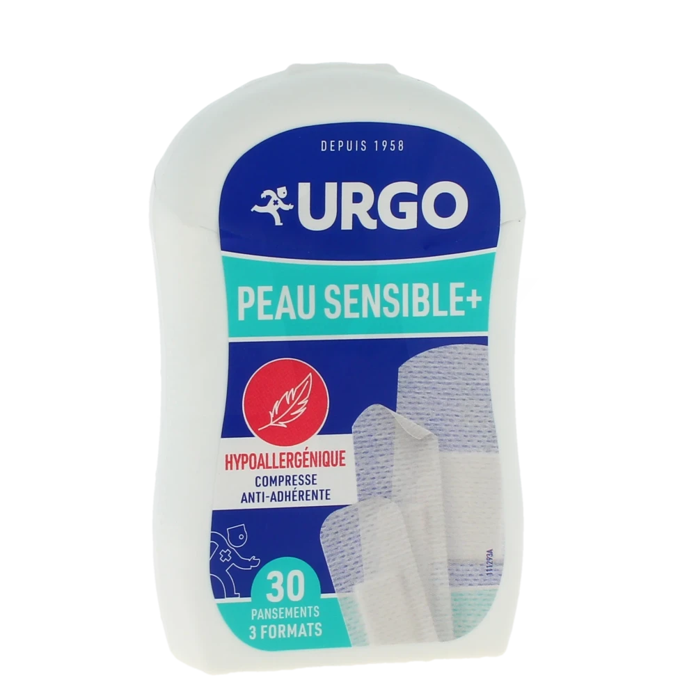 Urgo Pansement Peau Sensible + Boîte De 30