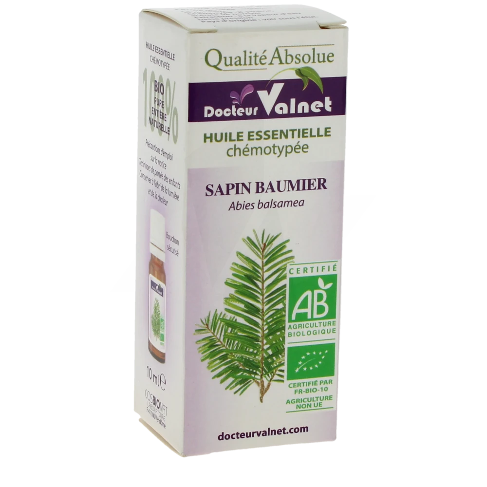 Docteur Valnet Huile Essentielle Bio, Sapin Baumier 10 Ml