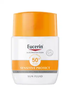 Eucerin Sun Sensitive Protect Spf50+ Fluide Visage 50ml à LIVRON-SUR-DROME