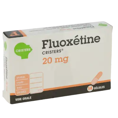 FLUOXETINE CRISTERS 20 mg, gélule