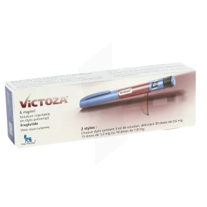 Victoza 6 Mg/ml, Solution Injectable En Stylo Prérempli