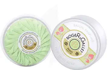 Roger & Gallet Savon Doux Parfumé Shiso Boîte Voyage