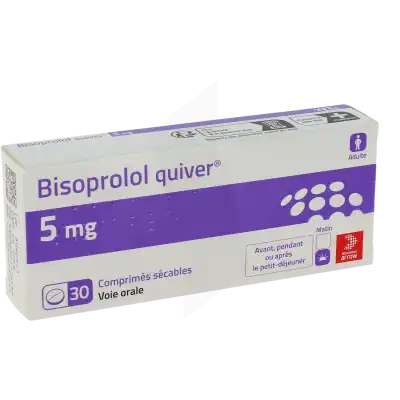 Bisoprolol Quiver 5 Mg, Comprimé Sécable à Casteljaloux