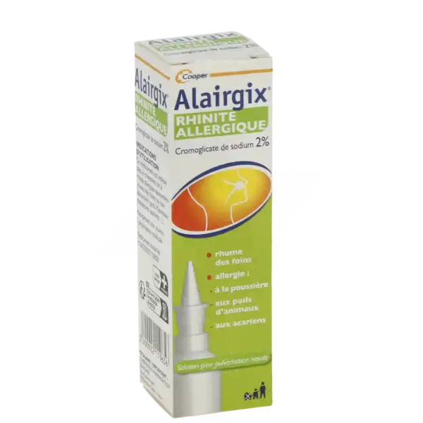 Alairgix Rhinite Allergique Cromoglicate De Sodium 2 %, Solution Pour Pulvérisation Nasale