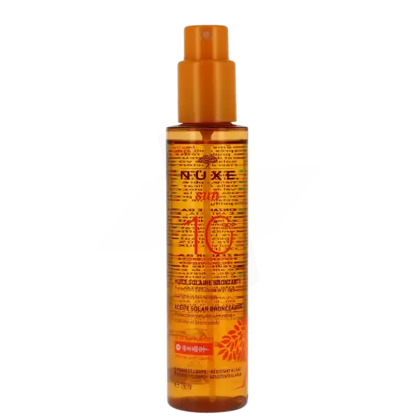 Nuxe Sun Huile Bronzante Faible Protection Spf10 150 Ml