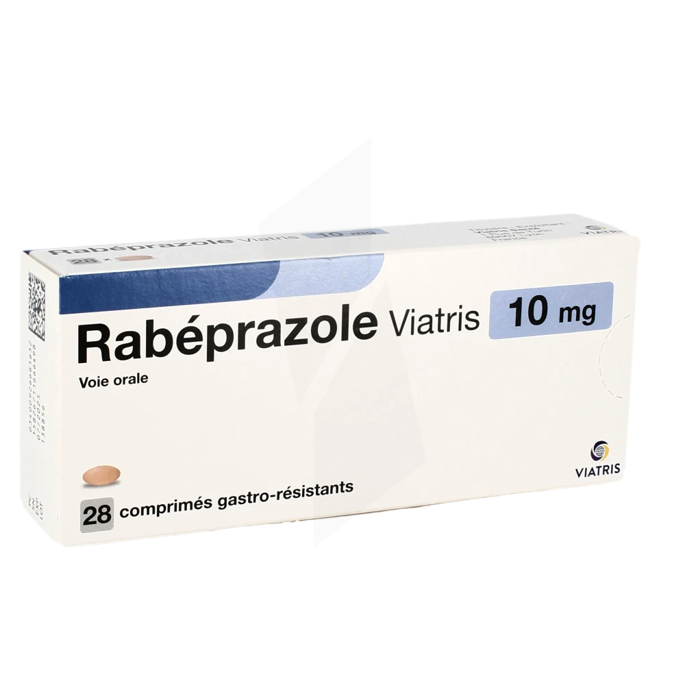 Rabeprazole Viatris 10 Mg, Comprimé Gastro-résistant