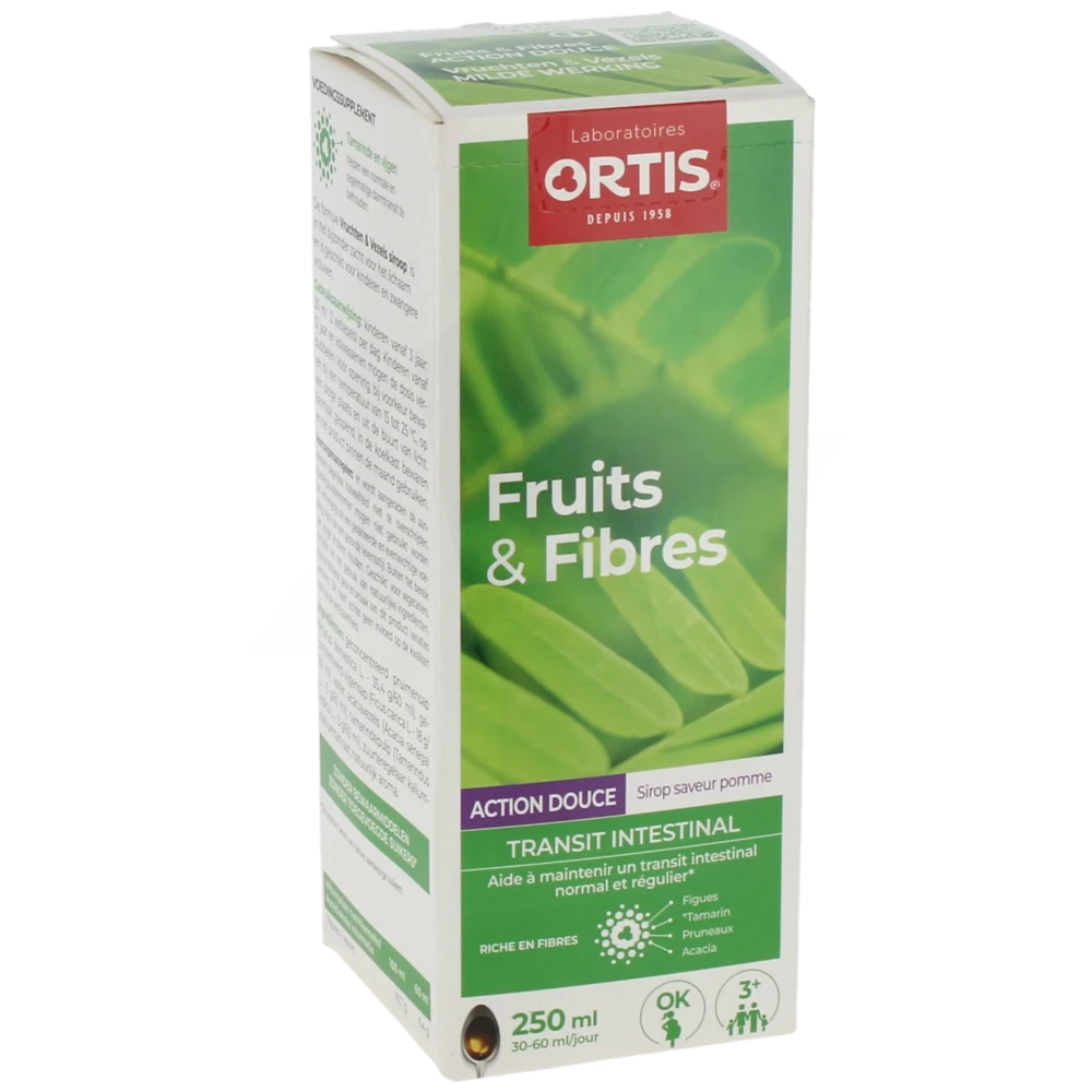 Ortis Fruits & Fibres Action Douce Sirop Fl/250ml