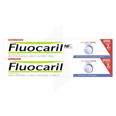 Fluocaril Bi-fluoré 145mg Dentifrice Gencives 2t/75ml à Paris