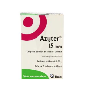 Azyter 15 Mg/g, Collyre En Solution En Récipient Unidose