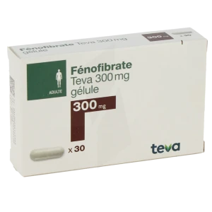 Fenofibrate Teva 300 Mg, Gélule