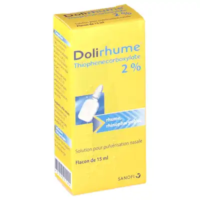 Dolirhume Thiophenecarboxylate 2 %, Solution Pour Pulvérisation Nasale à QUINCY-SOUS-SÉNART