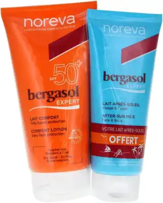 Noreva Bergasol Expert Spf50+ Lait Confort Fl/150ml + Après Soleil à BIARRITZ