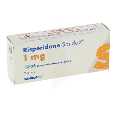 Risperidone Sandoz 1 Mg, Comprimé Orodispersible à Clermont-Ferrand