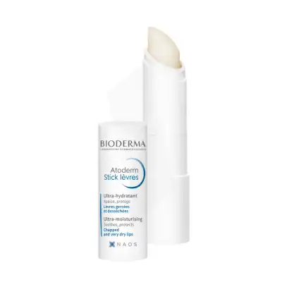 Bioderma Atoderm Stick Lèvres Baume à Lèvres Gercées Soin Hydratant Apaisant 4g à CHENÔVE