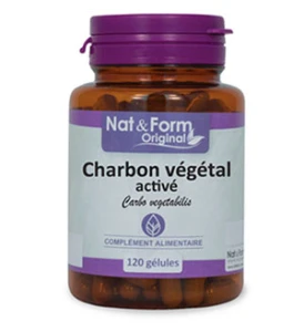Nat&form Naturellement Charbon Végétal Gélules B/120