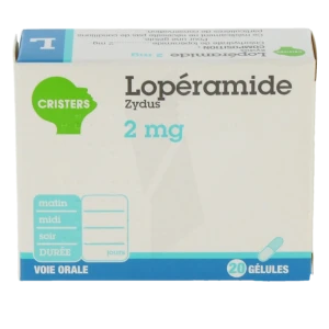 Loperamide Zydus 2 Mg, Gélule