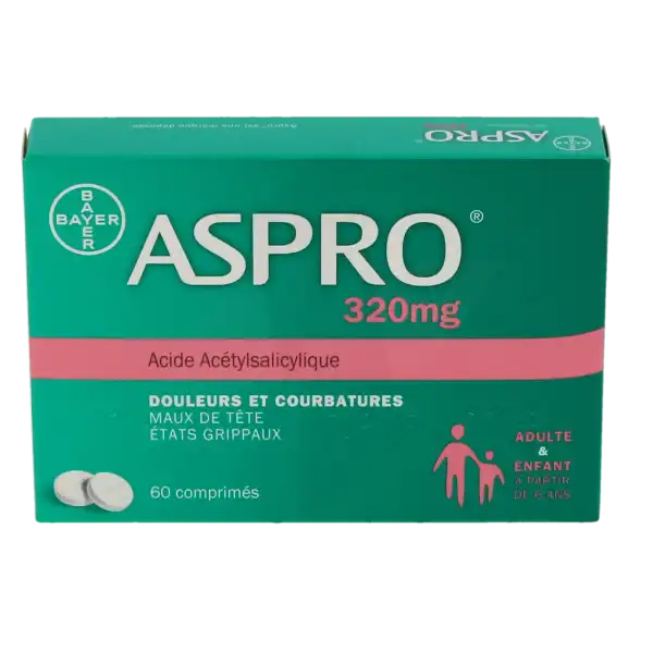 Aspro 320 Mg, Comprimé