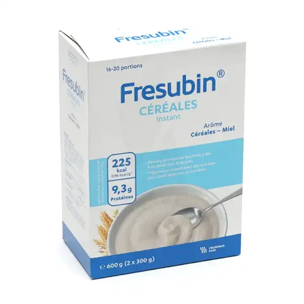 Fresubin Céréales Instant Préparation Instantanée Miel 2sachets/300g