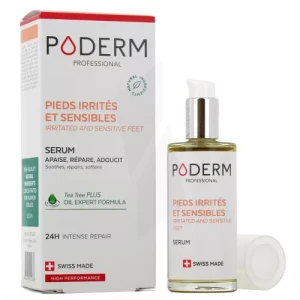 Poderm Sérum Pieds Sensibles Irrités Fl/75ml