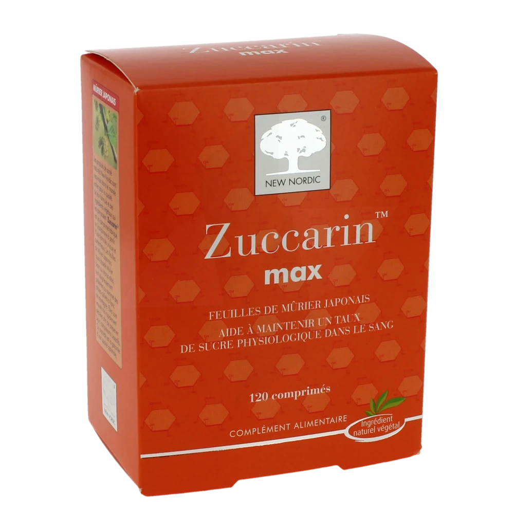 New Nordic Zuccarin Max Taux De Sucre Dans Le Sang Comprimés B/120