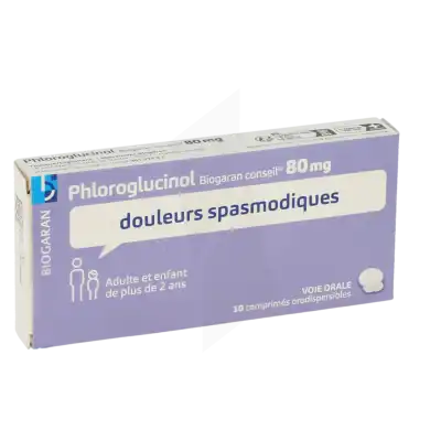 Phloroglucinol Biogaran Conseil 80 Mg, Comprimé Orodispersible à VILLENEUVE-LOUBET