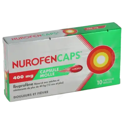 NUROFENCAPS 400 mg, capsule molle