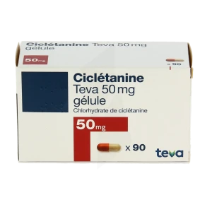 Cicletanine Teva 50 Mg, Gélule
