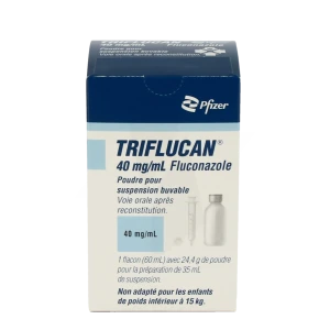 Triflucan 40 Mg/ml, Poudre Pour Suspension Buvable