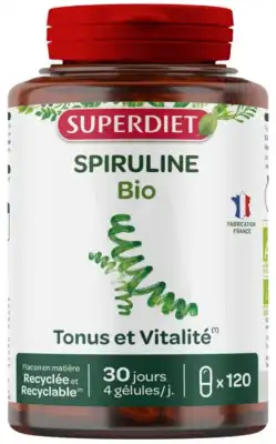 Superdiet Spiruline Bio Gélules B/120 à Saint-Sébastien-sur-Loire