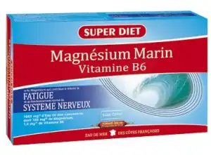 Superdiet Magnésium Marin B6 Solution Buvable 30 Ampoules/15ml à Rambouillet