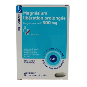 Biogaran Conseil Magnésium 300mg Comprimés Lp B/30