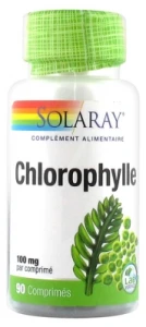 Solaray Chlorophylle 100 Mg 90 ComprimÉs