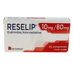 Reselip 10 Mg/80 Mg, Comprimé