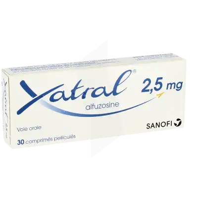 Xatral 2,5 Mg, Comprimé Pelliculé à  JOUÉ-LÈS-TOURS