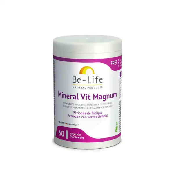 Be-life Mineral Vitamine Magnum Gélules B/60