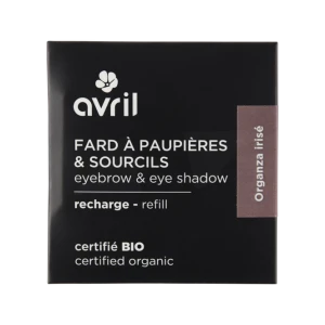 Avril Fard à Paupières Bio Organza Irisé Recharge/2,5g