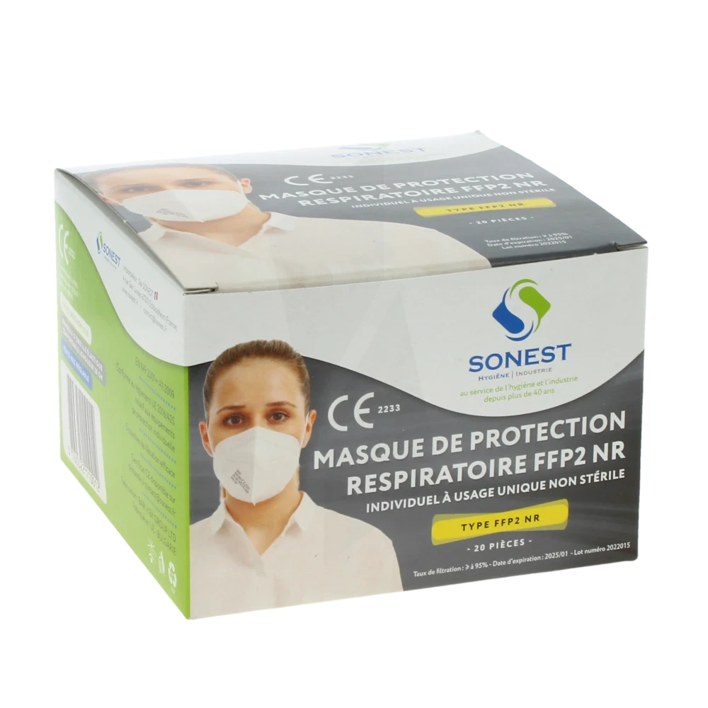 Sonest Masque De Protection Respiratoire Ffp2 Nr B/20