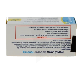 Paracetamol Biogaran 1000 Mg, Comprimé Effervescent Sécable