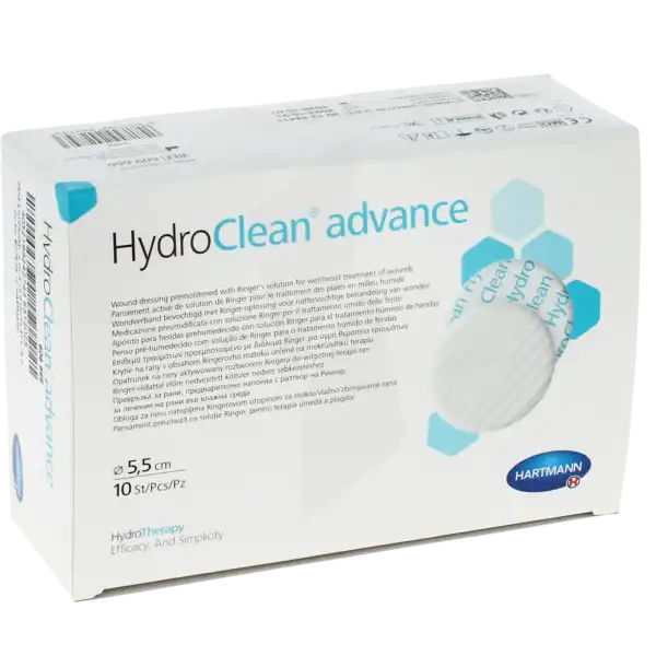 Hydroclean® Advance Pansement Irrigo-absorbant Diamètre 5,5 Cm