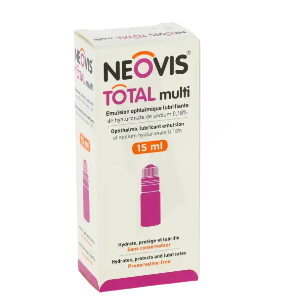 Neovis Total Multi S Ophtalmique Lubrifiante Pour Instillation Oculaire Fl/15ml