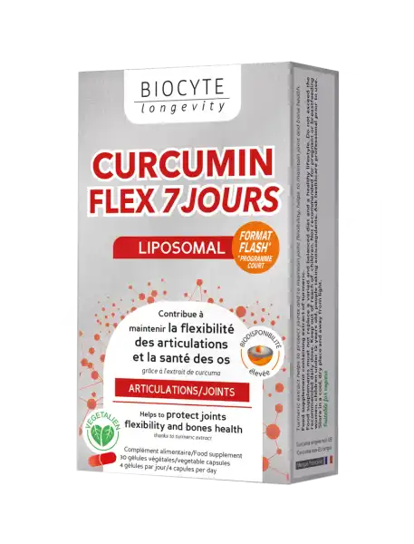 Biocyte Curcumin Flex 7 Jours Gélules B/30