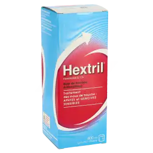 Hextril 0,1 Pour Cent, Bain De Bouche, Flacon à Blere